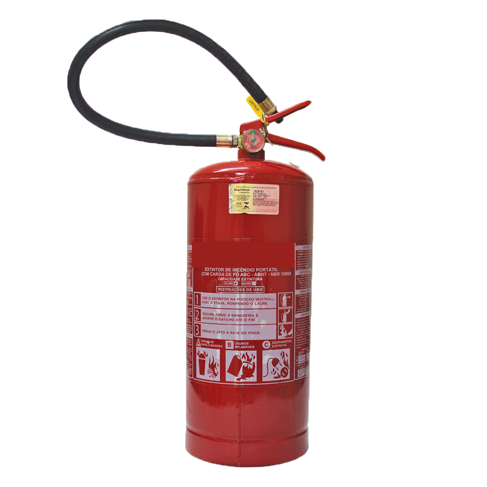 Extintor De Incêndio PQS 8KG ABC